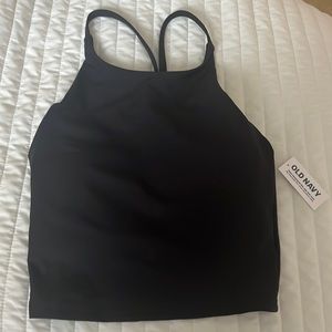 Cropped athletic tank